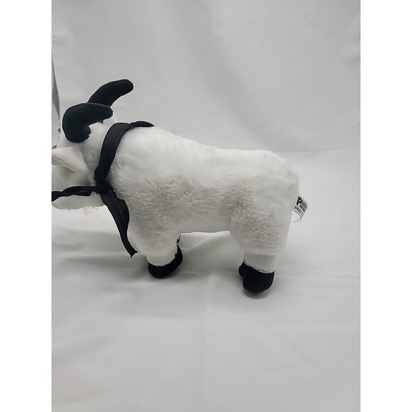BILLY Plush White Billy Mountain Goat Stuffed Animal Toy 11" WYOMING THE COWBOY - Picture 8 of 16